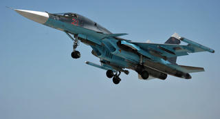 Hai máy bay siêu thanh Su-34 của Nga va chạm giữa không trung