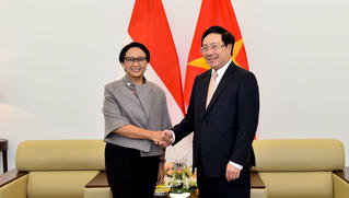 Bộ trưởng Ngoại giao Việt Nam, Indonesia quan ngại về những diễn biến trên Biển Đông