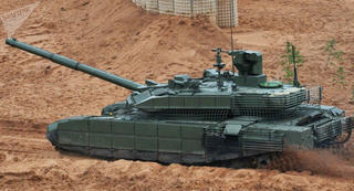 Nga dự kiến mang xe tăng T-90M Proryv tối tân ra trình diễn
