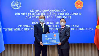 Việt Nam đóng góp 50.000 USD ủng hộ Quỹ ứng phó với Covid-19 của WHO