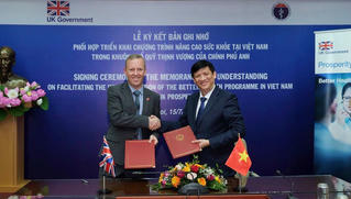 Ký kết hợp tác y tế giữa Việt Nam và Anh