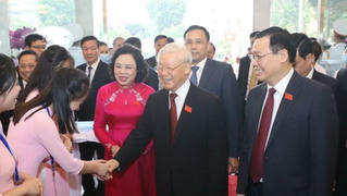 Tổng Bí thư, Chủ tịch nước Nguyễn Phú Trọng dự Đại hội Đảng bộ TP Hà Nội