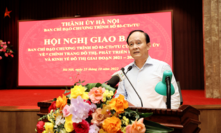 Hà Nội phấn đấu hoàn thành các chỉ tiêu về chỉnh trang, phát triển đô thị