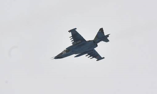 'Xe tăng bay' Su-25 của Nga gặp nạn