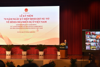 Trang trọng kỷ niệm 70 năm Ngày ký Hiệp định Geneve đình chỉ chiến sự ở Việt Nam