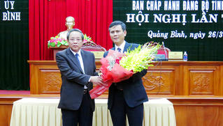 Bí thư Thị ủy Ba Đồn trúng cử Phó Bí thư Thường trực Tỉnh ủy