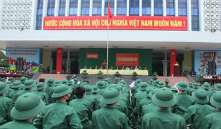 Hơn 1.300 thanh niên Thừa Thiên Huế lên đường nhập ngũ