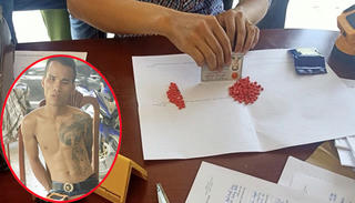 Còng tay” 2 đối tượng, thu giữ 210 viên ma túy tổng hợp