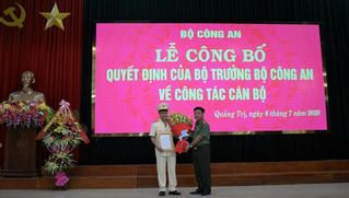 Bổ nhiệm Trung tá Kiều Đức Tính làm Phó Giám đốc Công an tỉnh Quảng Trị