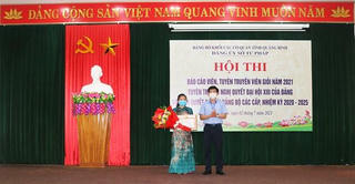 Sở Tư pháp Quảng Bình tổ chức Hội thi Báo cáo viên, tuyên truyền viên giỏi năm 2021