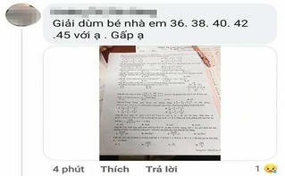 Thông tin mới nhất vụ ‘lộ’ đề thi môn Toán ra ngoài vì nhờ giải hộ