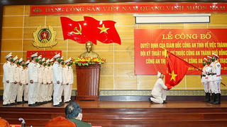 Công an Quảng Bình thành lập Đội Kỹ thuật hình sự thuộc Công an các huyện, thị xã thành phố