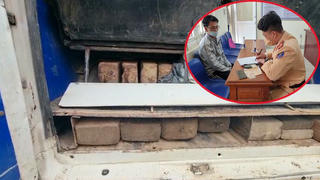 Quảng Bình: Bắt giữ xe khách 16 chỗ chở hàng chục hộp, lóng gỗ ‘lậu’