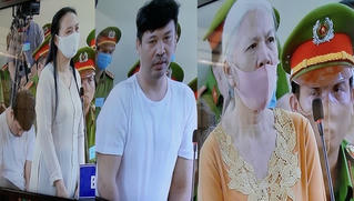 Mang quan tài đến gây áp lực với chính quyền, ba chị em lĩnh án