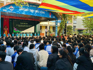 Hoạt động ngoại khóa bổ ích về kỹ năng phòng, chống tai nạn thương tích tại trường THPT Hữu Lũng, Lạng Sơn