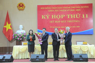 TP Hải Dương có Chủ tịch UBND mới