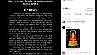 Tình nguyện viên tham gia chống dịch tại Hải Dương qua đời