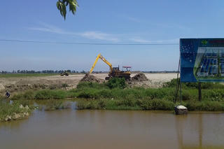 Chưa được giao đất, doanh nghiệp đã san lấp mặt bằng trái phép tại cụm công nghiệp Đoàn Tùng II