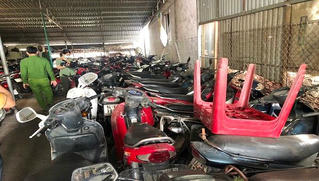 Hải Dương: Bắt “siêu đạo chích”, phát hiện kho xe gần trăm chiếc nghi trộm cắp
