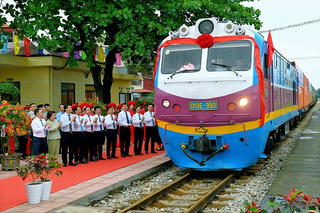 Khai trương chuyến tàu liên vận quốc tế đầu tiên từ ga Cao Xá, Hải Dương
