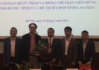 Bộ Tư pháp tin tưởng đồng chí Trần Tiến Dũng tiếp tục thành công ở cương vị mới