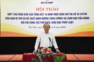 Phổ biến, giáo dục pháp luật phải là nhiệm vụ của cả hệ thống chính trị
