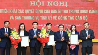 Chuẩn y Phó Chủ nhiệm Ủy ban Kiểm tra Tỉnh ủy Thái Bình
