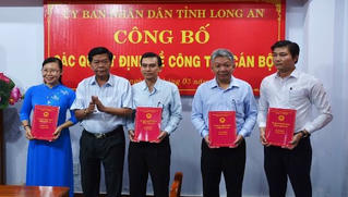 Long An bổ nhiệm tân Giám đốc Sở Tư pháp