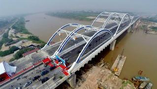 Xây cầu Vĩnh Phú nối hai tỉnh Vĩnh Phúc - Phú Thọ