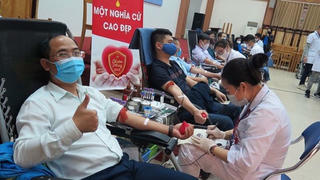 “Hiến máu an toàn - Đừng ngại Covid”