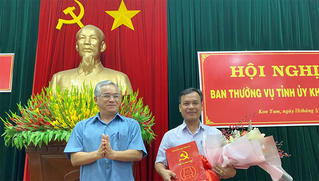 Chuẩn y Ủy viên Ban Thường vụ Tỉnh ủy Kon Tum