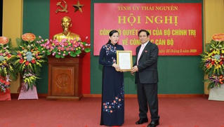 Trưởng Ban Dân nguyện Nguyễn Thanh Hải nhận chức Bí thư Tỉnh ủy Thái Nguyên
