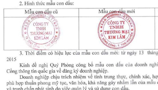 Đa số đại biểu Quốc hội ủng hộ bỏ quy định yêu cầu doanh nghiệp phải thông báo mẫu dấu 