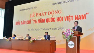Phát động Giải báo chí “75 năm Quốc hội Việt Nam” 