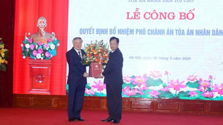 Ông Nguyễn Văn Tiến được bổ nhiệm chức Phó Chánh án TANDTC