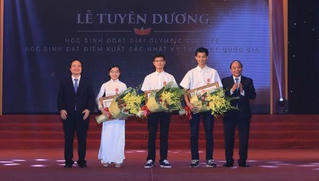 Thưởng đến 55 triệu đồng cho học sinh, sinh viên đoạt giải quốc tế