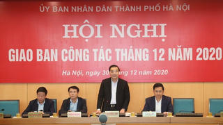 Chủ tịch Hà Nội: Giải quyết tận cùng công việc để phục vụ nhân dân đón Tết