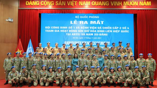 Lần đầu tiên, Việt Nam ra mắt Đội Công binh số 1 tham gia gìn giữ hòa bình