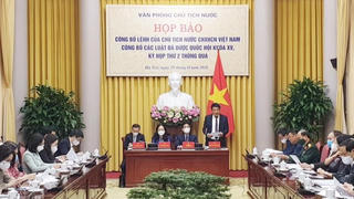Công bố Lệnh của Chủ tịch nước về 2 luật vừa được Quốc hội khóa XV thông qua
