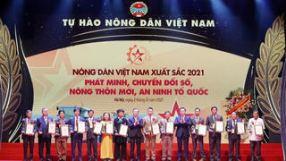 Vinh danh 63 Nông dân Việt Nam xuất sắc năm 2021