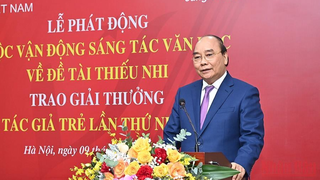 Chủ tịch nước kêu gọi sáng tác văn học về đề tài thiếu nhi