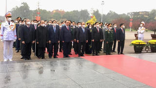 Lãnh đạo Đảng, Nhà nước viếng Chủ tịch Hồ Chí Minh