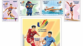Phát hành bộ tem 'Đại hội Thể thao Đông Nam Á lần thứ 31 - SEA Games 31'