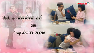 “Tình yêu khổng lồ” của “cặp đôi tí hon”