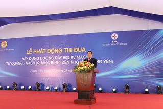 Phát động thi đua trên công trường đường dây mạch 3