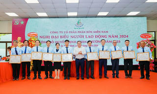 Công ty CP Phân bón Miền Nam tổ chức Hội nghị đại biểu người lao động. 