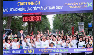 Gần 2.000 người chạy hưởng ứng Giờ Trái đất