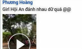 Thiếu nữ giở thói côn đồ trong sự cổ vũ của đám đông học sinh