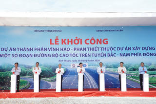 Khởi công tuyến cao tốc Vĩnh Hảo - Phan Thiết
