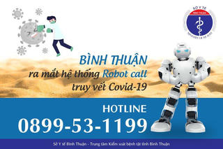 Bình Thuận triển khai Robotcall trong phòng, chống dịch COVID-19